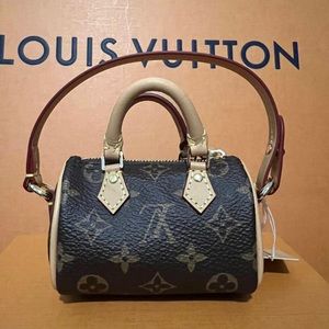 NEW RARE M00544 Louis Vuitton MICRO SPEEDY MONOGRAM BAG CHARM